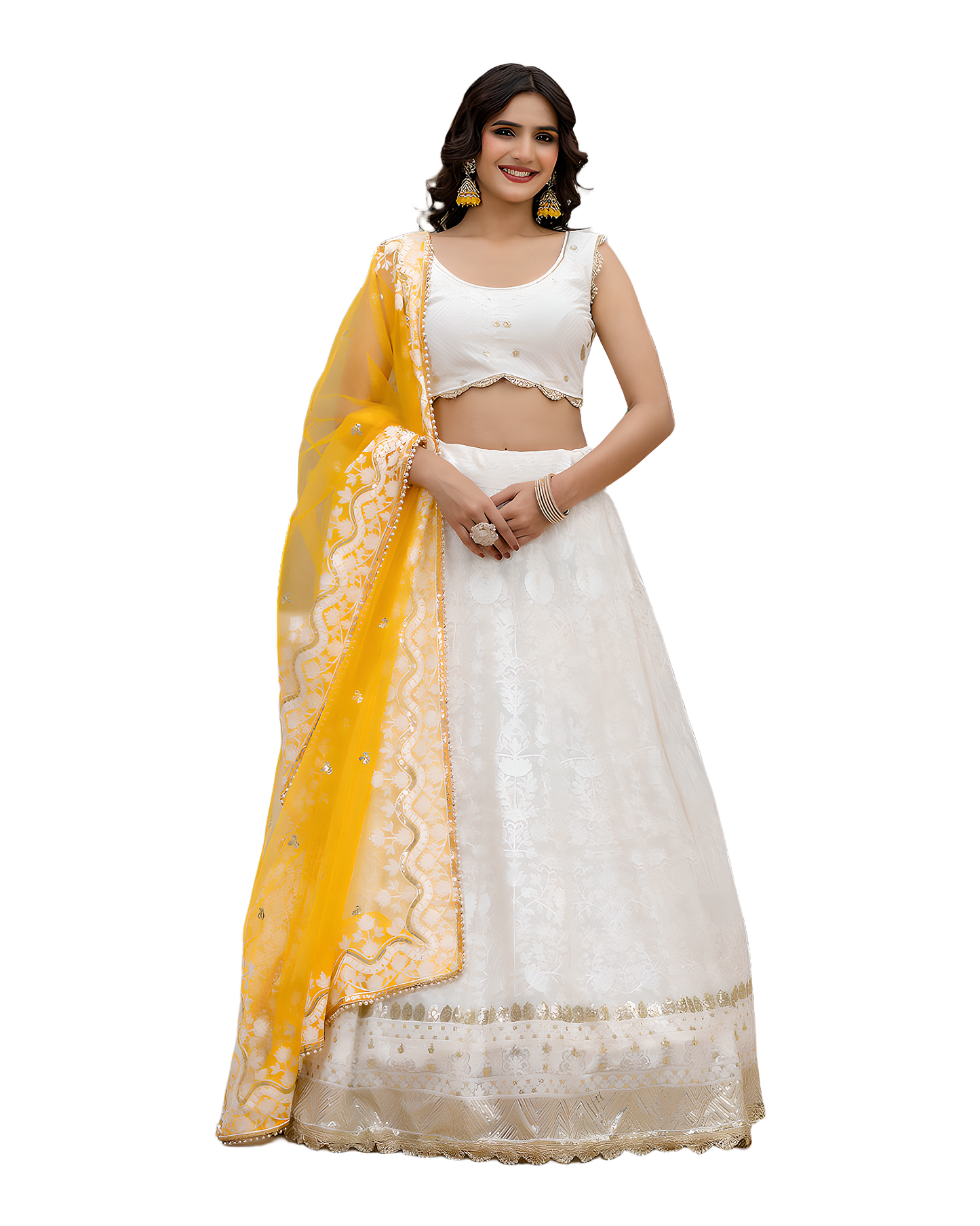 Elegant Festive Embroidered Lehenga Set