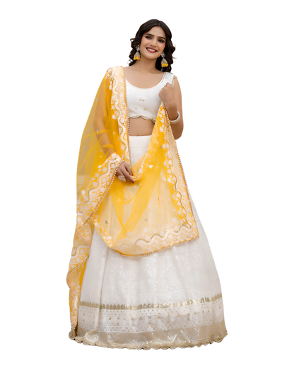 Elegant Festive Embroidered Lehenga Set