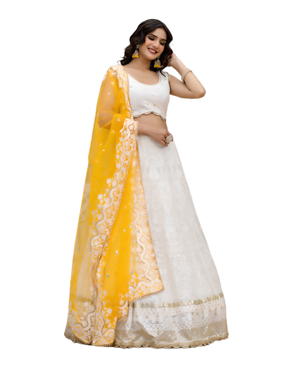 Elegant Festive Embroidered Lehenga Set