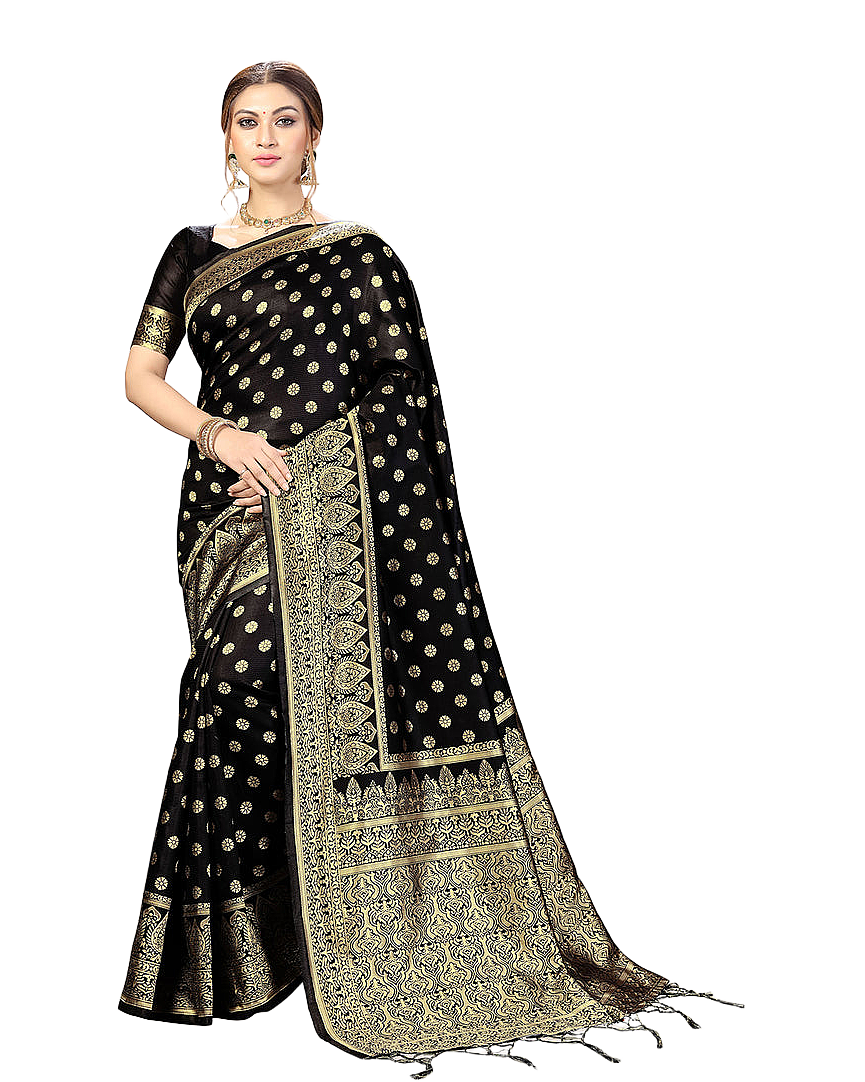 Traditional Zari Woven Silk Designer Banarasi Saree