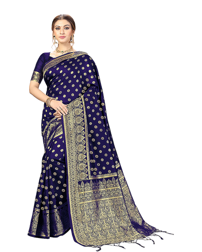 Traditional Zari Woven Silk Designer Banarasi Saree