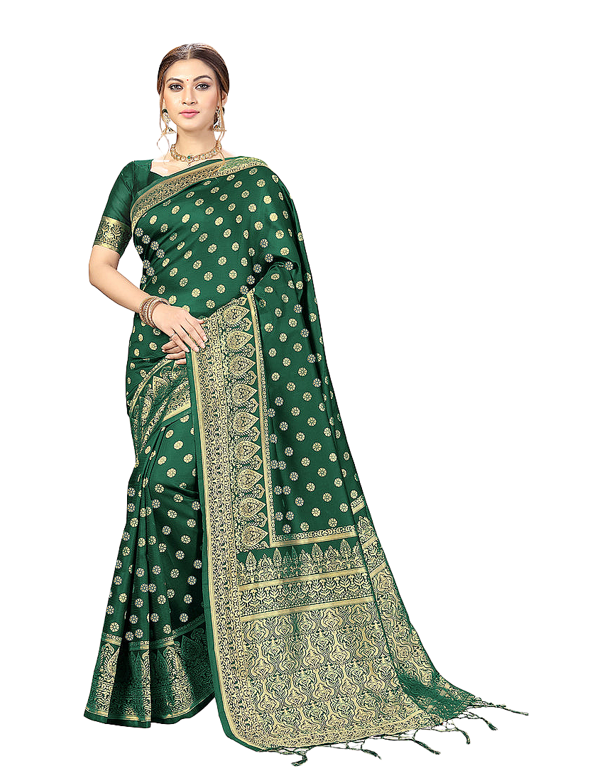 Traditional Zari Woven Silk Designer Banarasi Saree