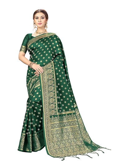 Traditional Zari Woven Silk Designer Banarasi Saree