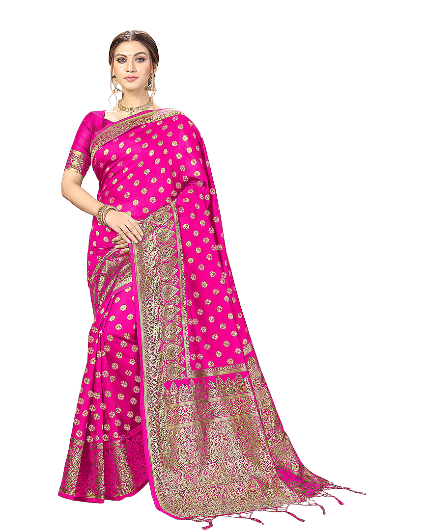 Traditional Zari Woven Silk Designer Banarasi Saree
