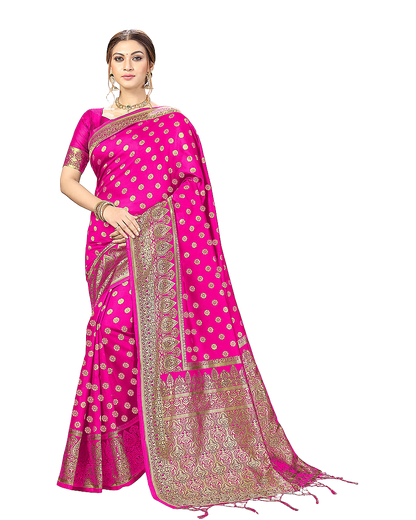 Traditional Zari Woven Silk Designer Banarasi Saree