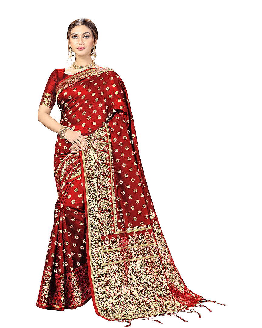 Traditional Zari Woven Silk Designer Banarasi Saree