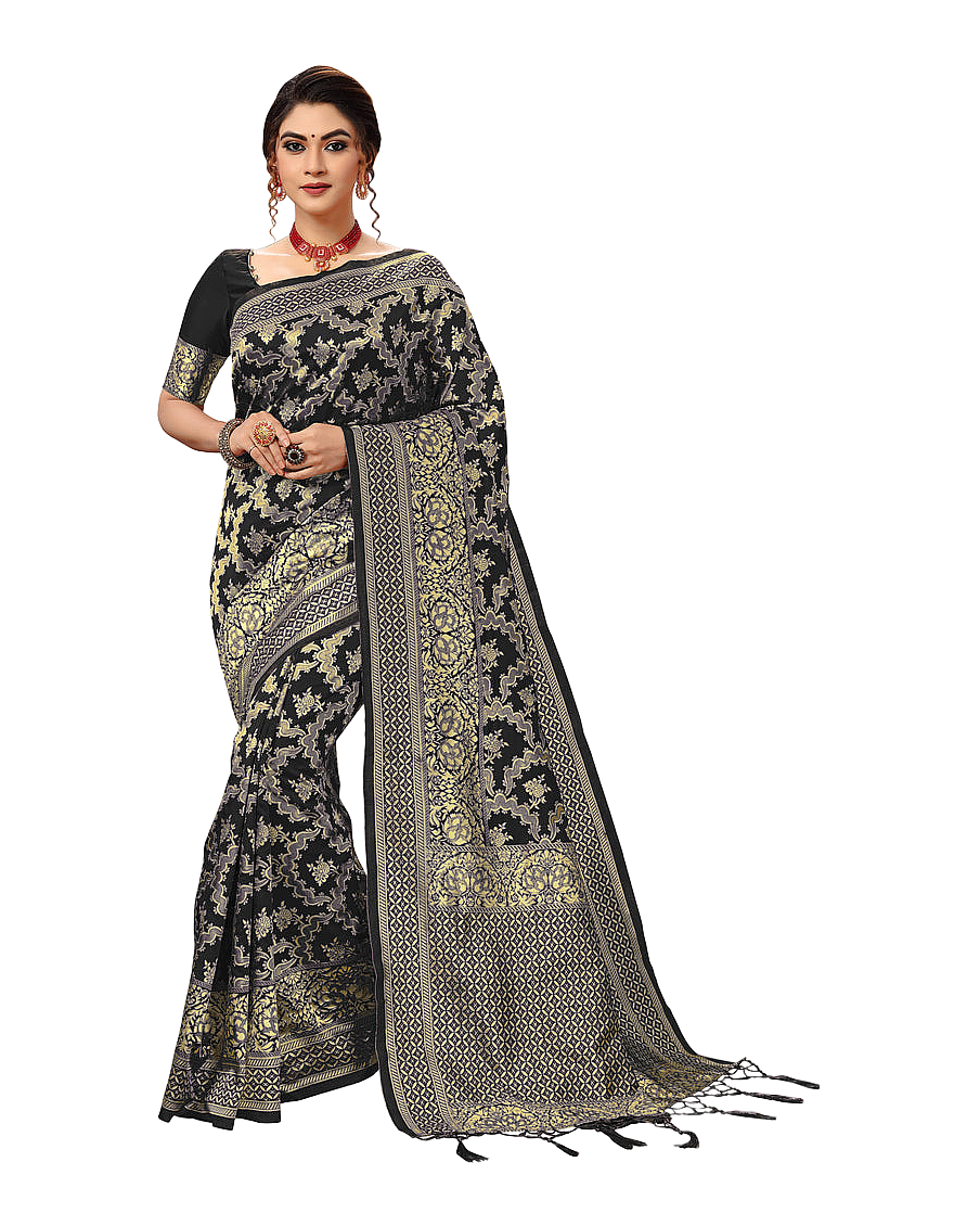Traditional Woven Zari Designer Banarasi Saree