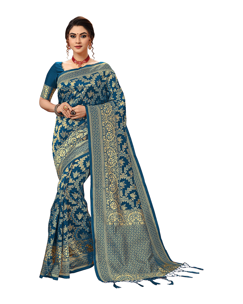 Traditional Woven Zari Designer Banarasi Saree
