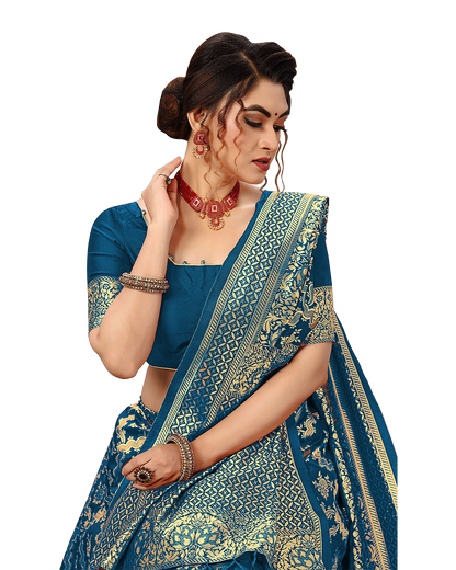 Traditional Woven Zari Designer Banarasi Saree
