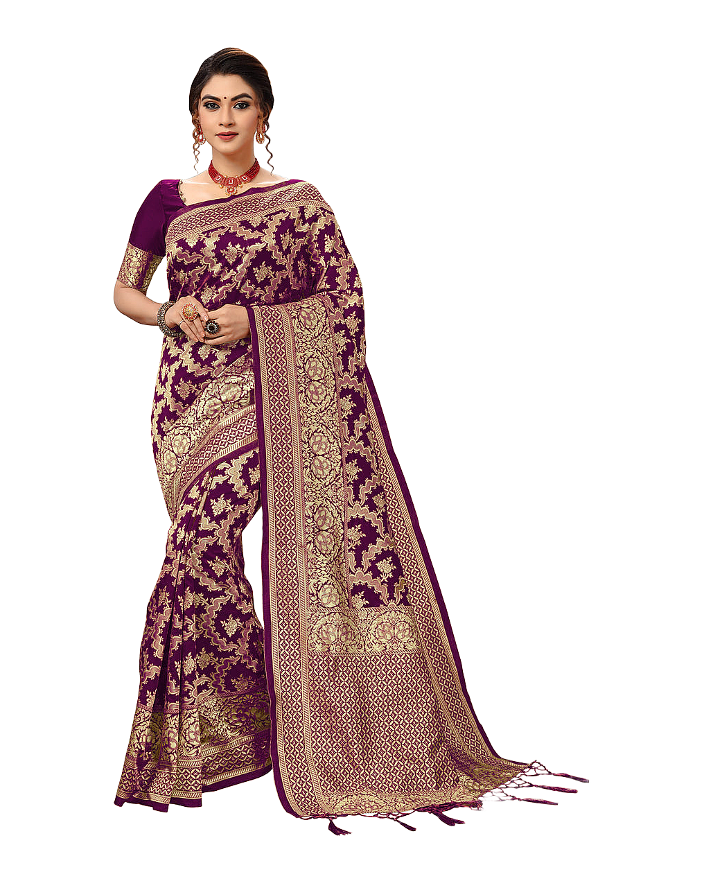 Traditional Woven Zari Designer Banarasi Saree