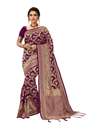 Traditional Woven Zari Designer Banarasi Saree
