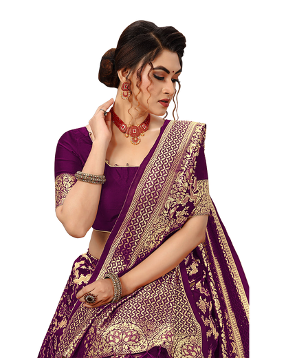 Traditional Woven Zari Designer Banarasi Saree
