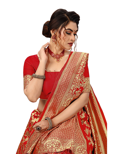 Traditional Woven Zari Designer Banarasi Saree