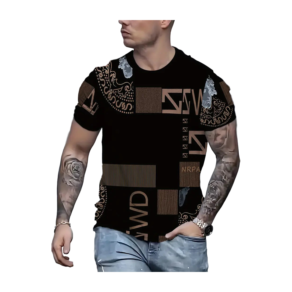 Abstract Code Block Tee