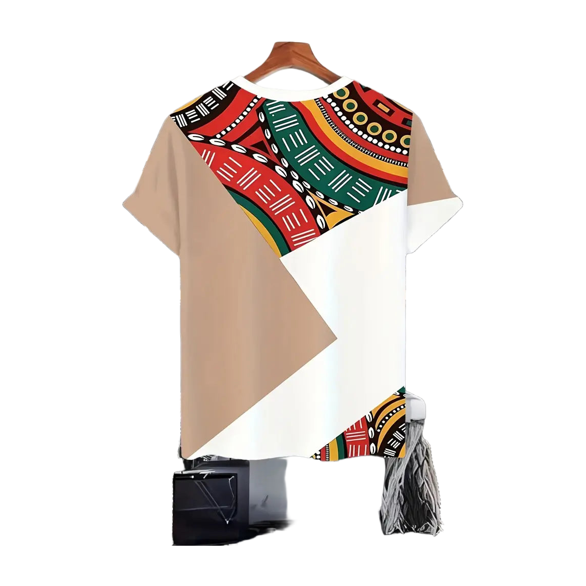 Abstract Earth Block Tee