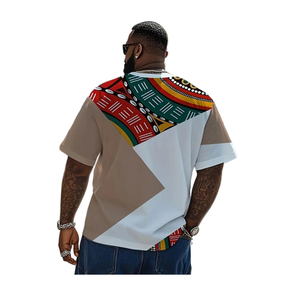 Abstract Earth Block Tee