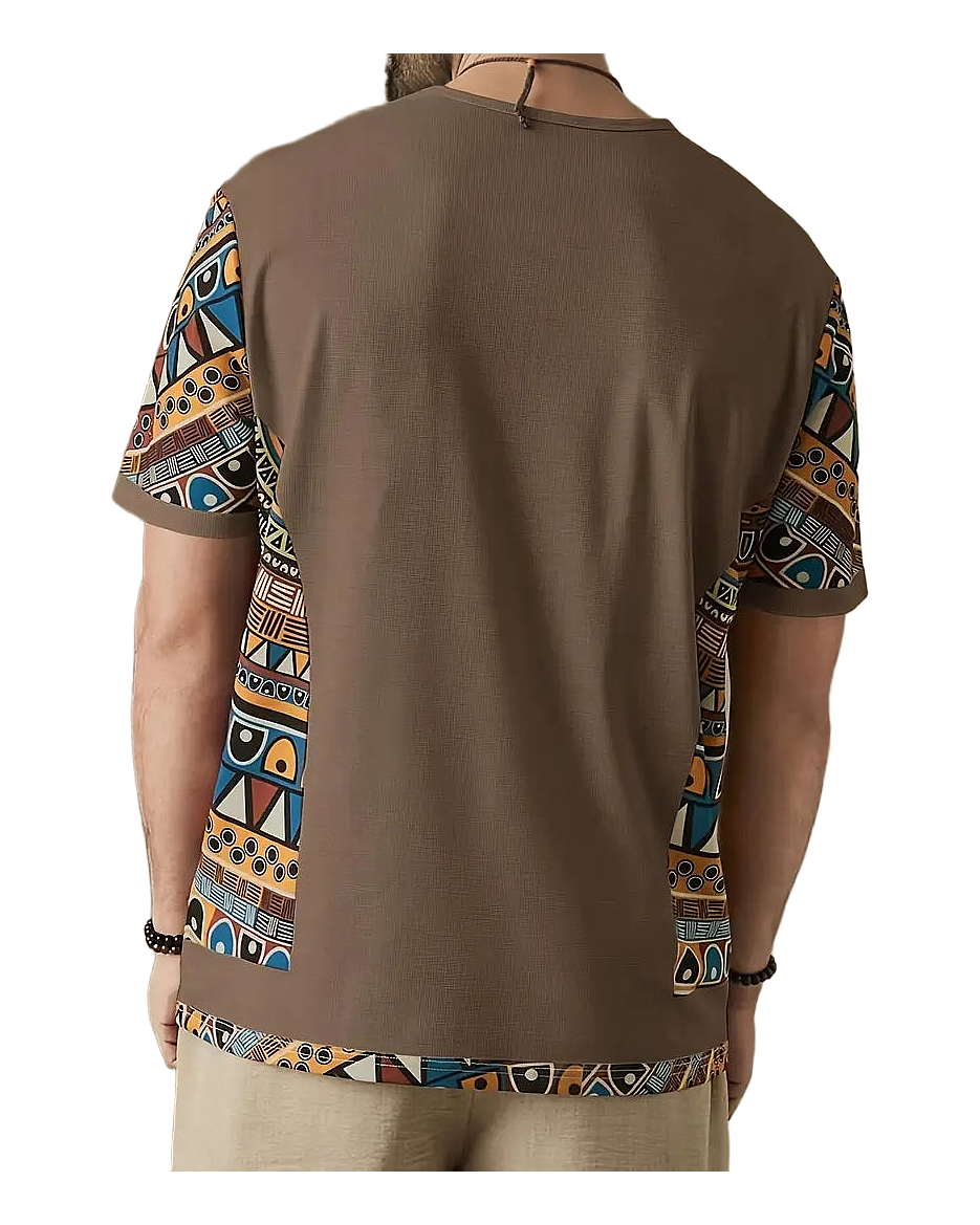 Earth Tone Tribe Sleeve Tee