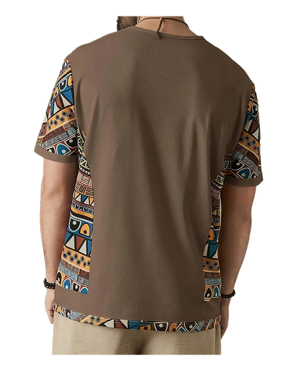 Earth Tone Tribe Sleeve Tee
