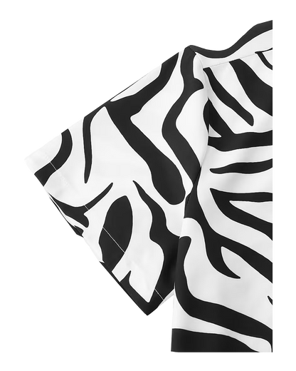 Wild Pattern Statement Casual Shirt