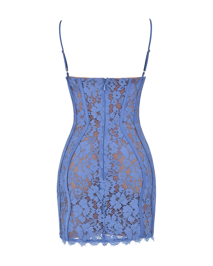 Lace Corset Bodycon Mini Dress